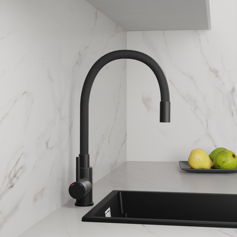 Küchenarmatur mit flexiblem Auslauf - Diamond 517 Flex