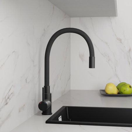 Küchenarmatur mit flexiblem Auslauf - Diamond 517 Flex