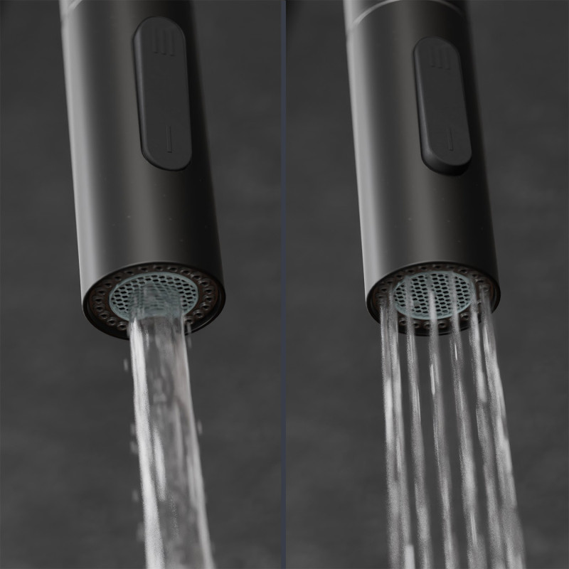 Küchenarmatur mit ausziehbarem Auslauf - Diamond 901