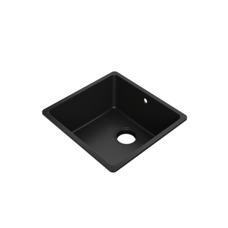 Einbecken Granit-Unterbauspüle ohne Abtropffläche Garnet 50 Simple