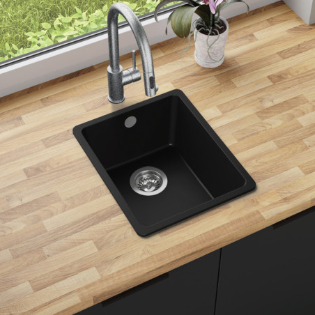 Einbecken Granitspüle ohne Abtropffläche Garnet 40 Simple Thin