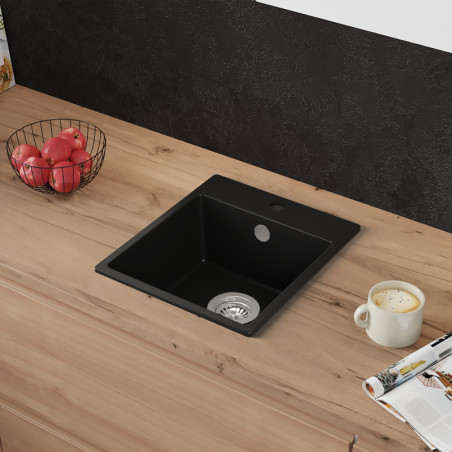 Einbecken Granitspüle ohne Abtropffläche Amber 40 Simple