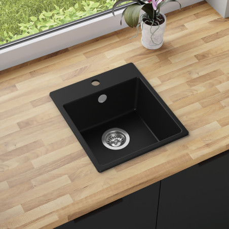 Einbecken Granitspüle ohne Abtropffläche Amber 40 Simple