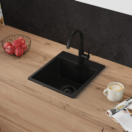 Einbecken Granitspüle ohne Abtropffläche Amber 40 Simple