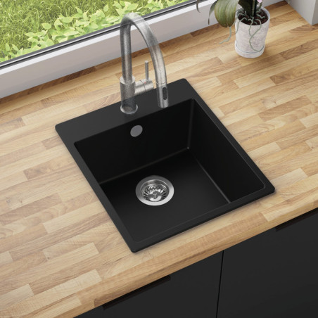 Einbecken Granitspüle ohne Abtropffläche Amber 45