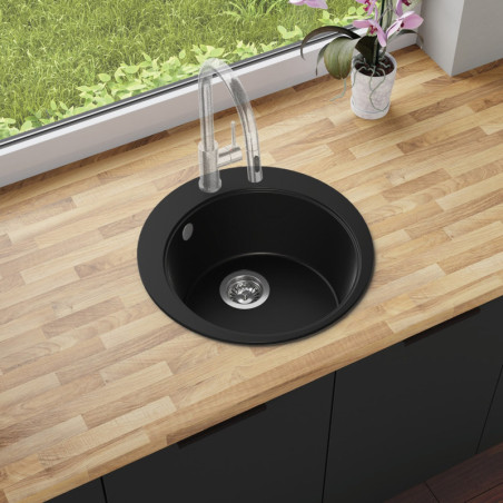 Multifunktional Einbecken Granitspüle ohne Abtropffläche Sapphire 45 High Level