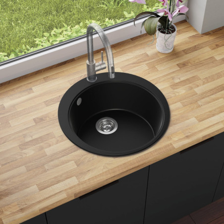 Multifunktional Einbecken Granitspüle ohne Abtropffläche Sapphire 50 High Level