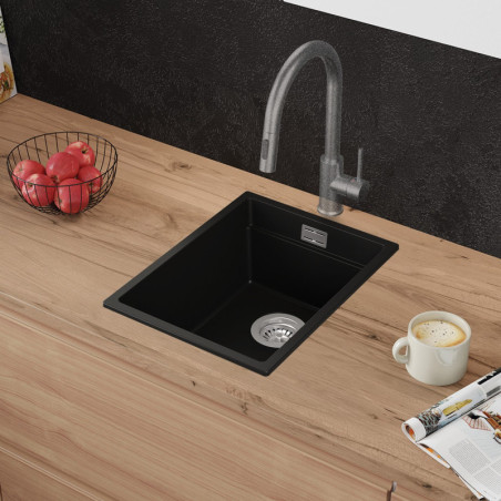 Coral 40 Low Level Thin - Chiuvetă multifuncționalăgranit  cu o singură cuvă fără scurgător