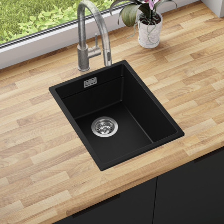 Coral 40 Low Level Thin - Chiuvetă multifuncționalăgranit  cu o singură cuvă fără scurgător