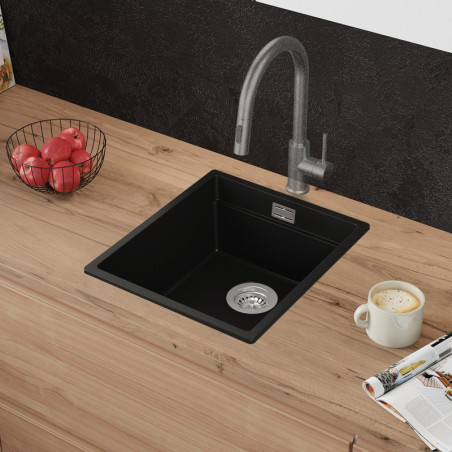 Coral 45 Low Level Thin - Chiuvetă multifuncționalăgranit  cu o singură cuvă fără scurgător
