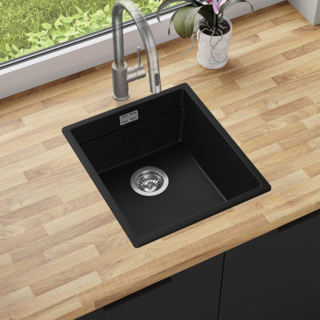 Coral 45 Low Level Thin - Chiuvetă multifuncționalăgranit  cu o singură cuvă fără scurgător