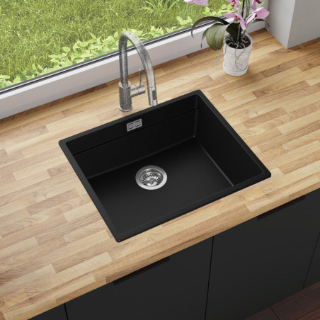 Coral 60 Low Level Thin - Chiuvetă multifuncționalăgranit  cu o singură cuvă fără scurgător