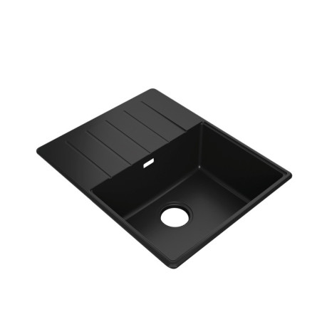 Multifunktional Einbecken Granitspüle mit Abtropffläche Ametyst 620-45 High Level