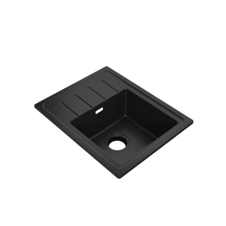 Einbecken Granitspüle mit Abtropffläche Ametyst 550-45 Simple