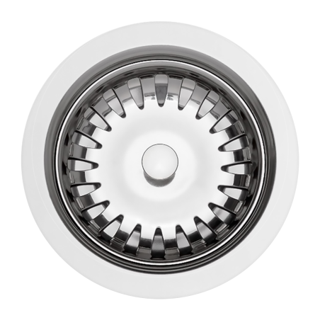 Sifon cu o cuvă economie de spațiu cu preaplin dreptunghiular (manual)